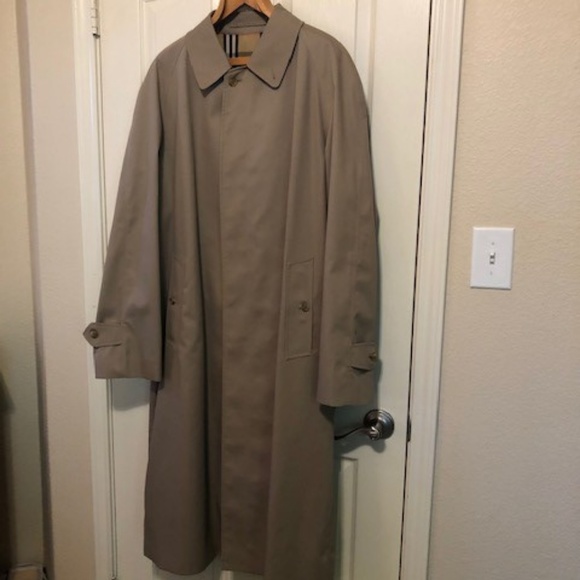 Burberry's Burberrys of London trench coat, men's size L cotton Beige type Vintage Second Hand